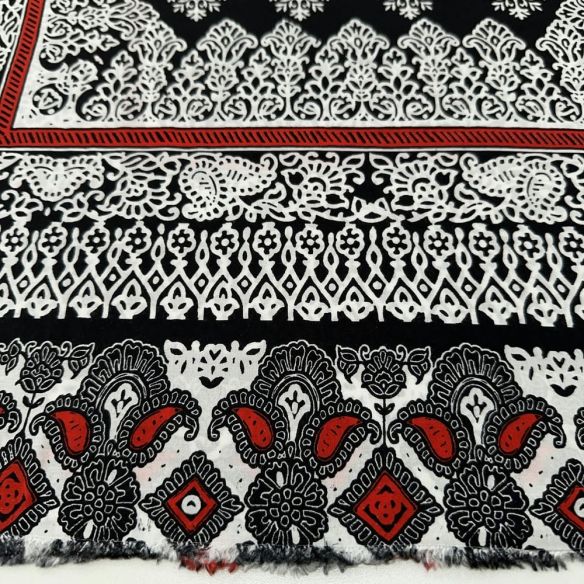 Tecido Viscose Estampada Lenços Paisley • Luema Tecidos Tecido Viscose Estampada Lenços Paisley • Luema Tecidos