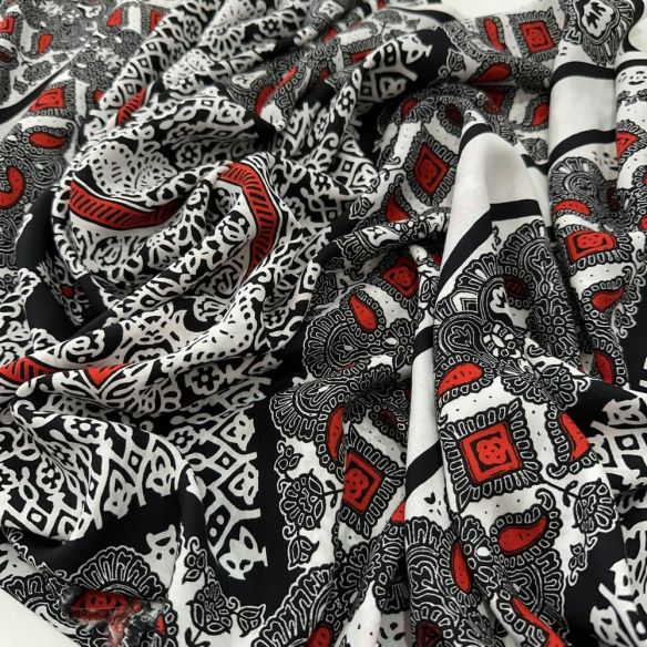 Tecido Viscose Estampada Lenços Paisley • Luema Tecidos Tecido Viscose Estampada Lenços Paisley • Luema Tecidos