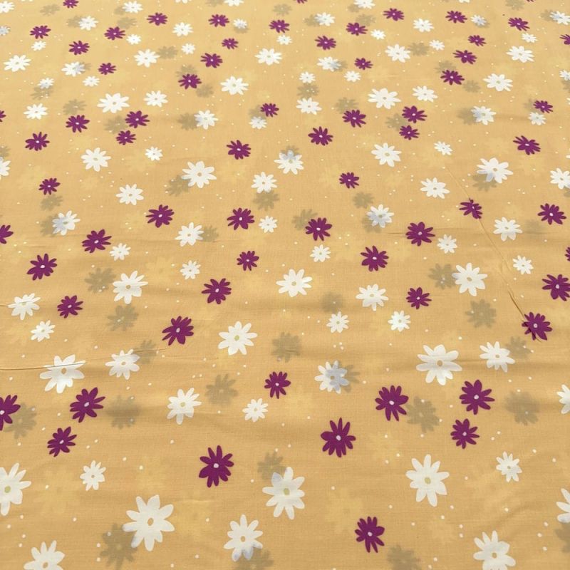 Tecido Viscose Estampada Micro Floral Fundo Amarelinho • Luema Tecidos Tecido Viscose Estampada Micro Floral Fundo Amarelinho • Luema Tecidos