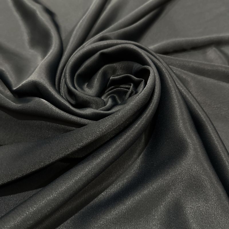 Tecido Crepe Patou Preto • Luema Tecidos