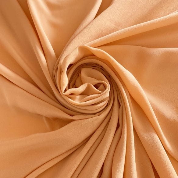 Tecido Crepe de Chine Seda Pura Salmão • Luema Tecidos Tecido Crepe de Chine Seda Pura Salmão • Luema Tecidos