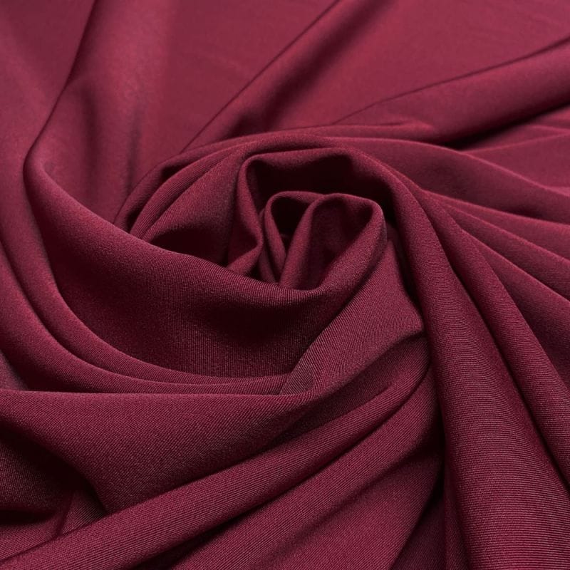 Tecido Two Way liso Vinho • Luema Tecidos