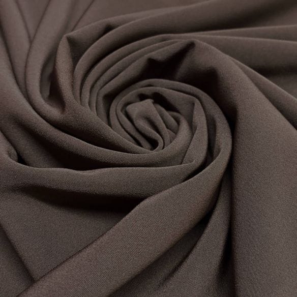 Tecido Two Way liso Marrom • Luema Tecidos