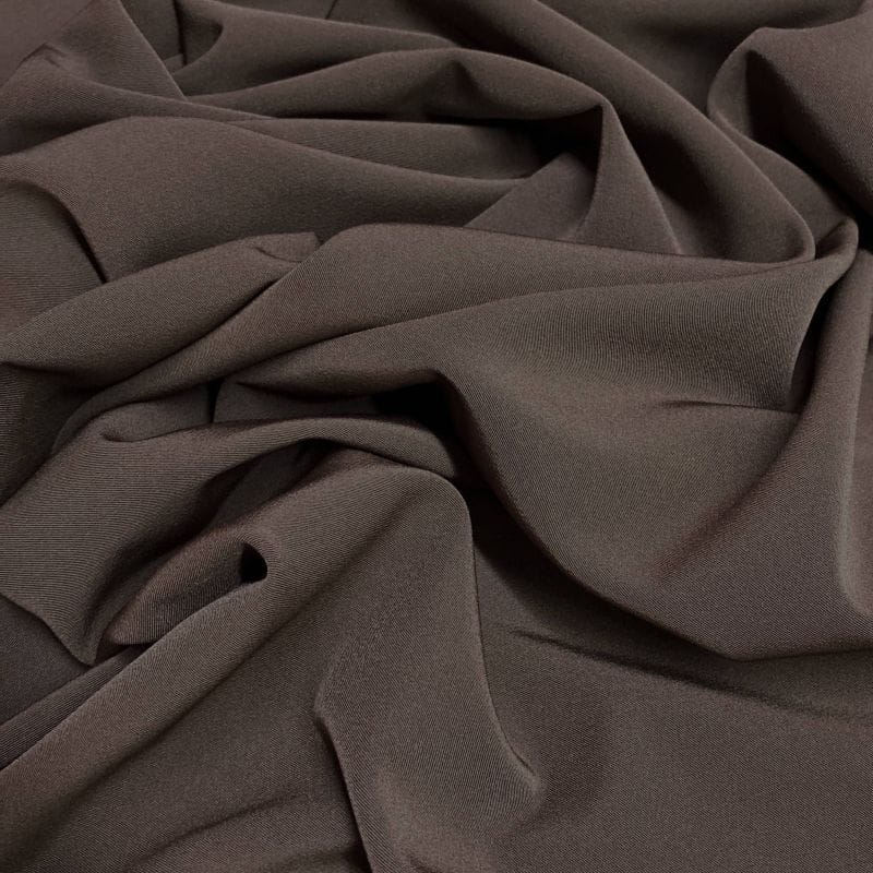 Tecido Two Way liso Marrom • Luema Tecidos