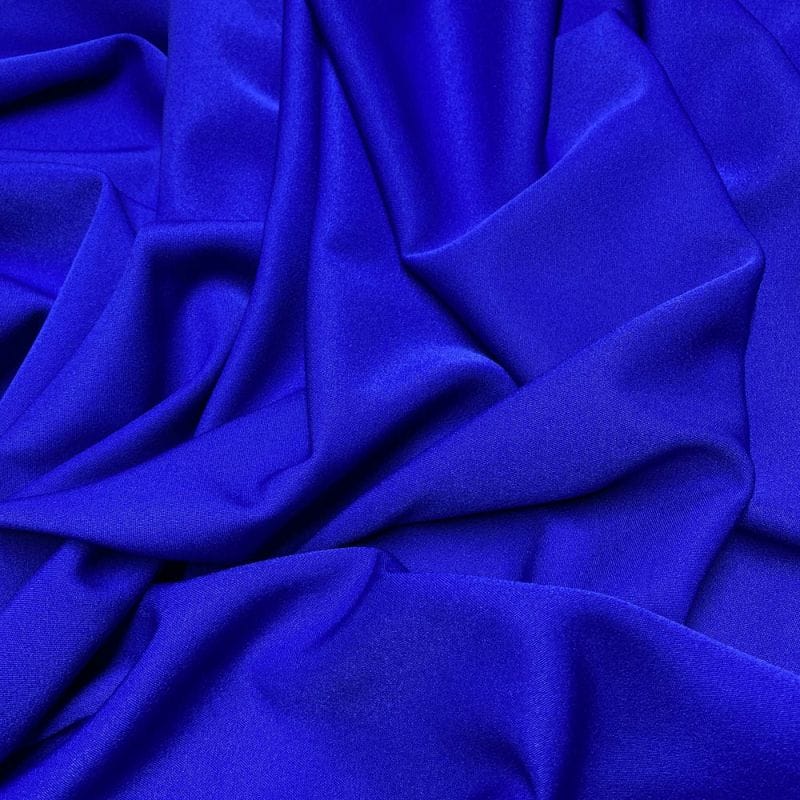 Tecido Two Way liso Azul Bic • Luema Tecidos