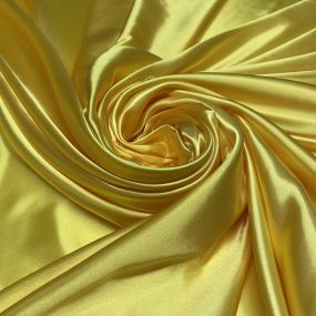 Tecido Cetim Charmeuse Amarelo • Luema Tecidos 2