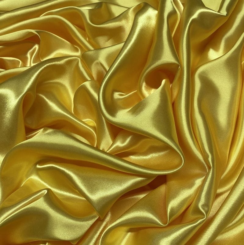 Tecido Cetim Charmeuse Amarelo • Luema Tecidos Tecido Cetim Charmeuse Amarelo • Luema Tecidos