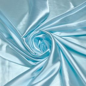 Tecido Cetim Charmeuse Azul Tiffany Tecido Cetim Charmeuse Azul Tiffany • Luema Tecidos