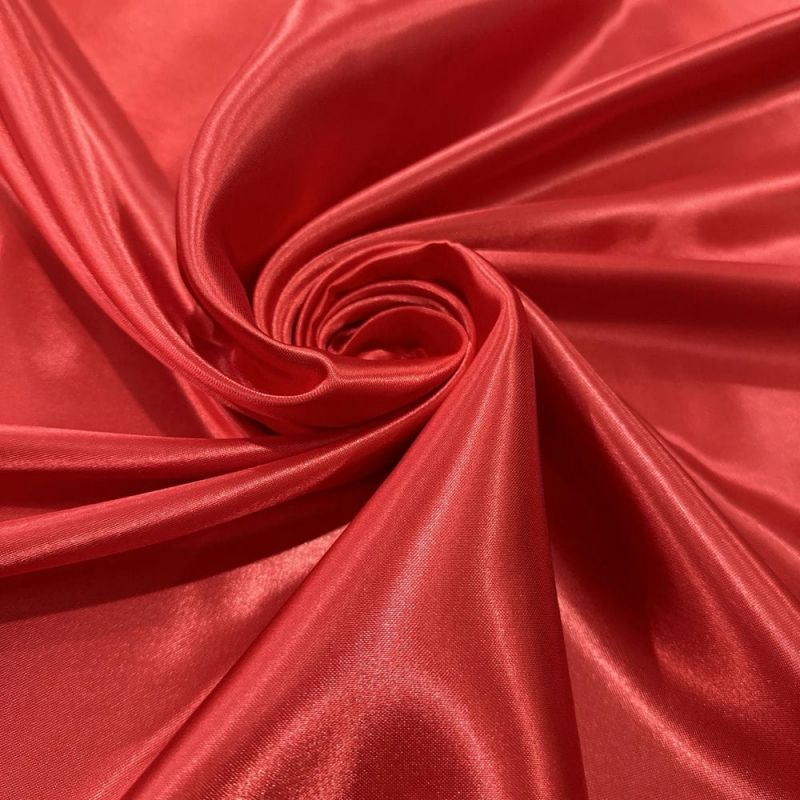 Tecido Cetim Charmeuse Vermelho • Luema Tecidos