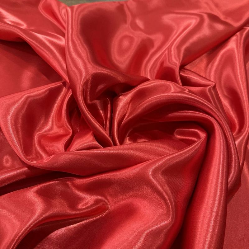 Tecido Cetim Charmeuse Vermelho • Luema Tecidos