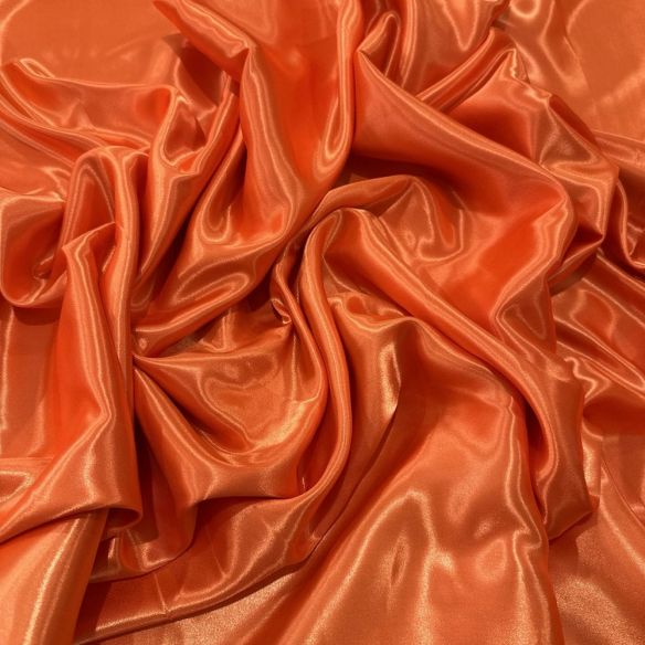 Tecido Cetim Charmeuse Laranja • Luema Tecidos Tecido Cetim Charmeuse Laranja • Luema Tecidos