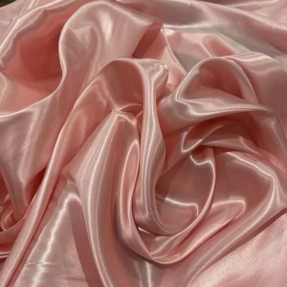 Tecido Cetim Charmeuse Rosa • Luema Tecidos