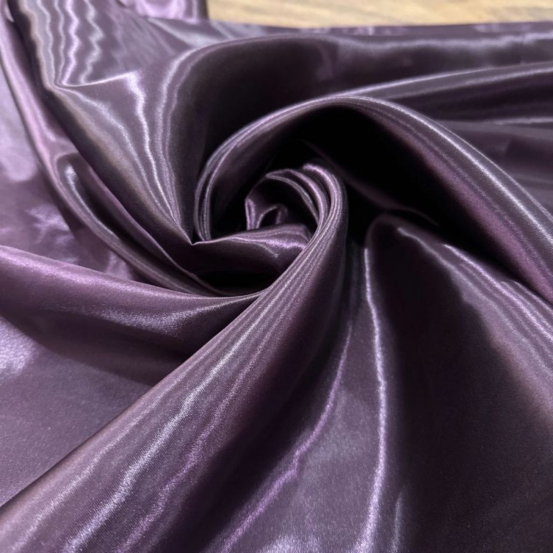 Tecido Cetim Charmeuse Roxo • Luema Tecidos