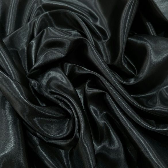 Tecido Cetim Charmeuse Preto • Luema Tecidos Tecido Cetim Charmeuse Preto • Luema Tecidos