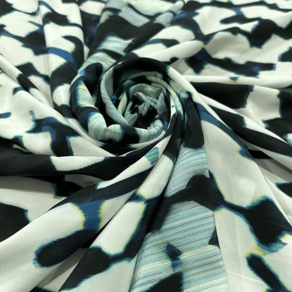 Tecido Crepe de Chine Seda Pura Square Tape • Luema Tecidos