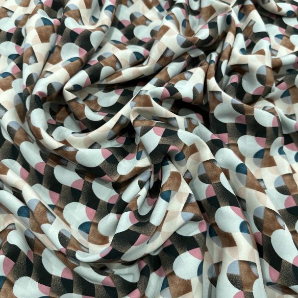 Tecido Viscose Estampada Elegance • Luema Tecidos Tecido Viscose Estampada Elegance • Luema Tecidos