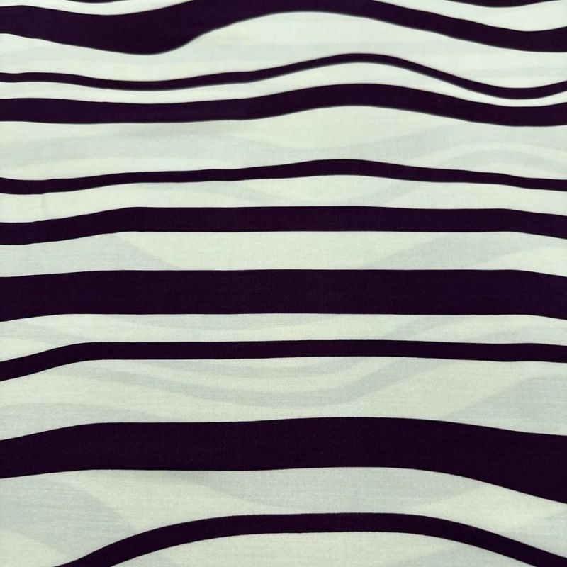 Tecido Viscose Listrado Abstrato Roxo • Luema Tecidos