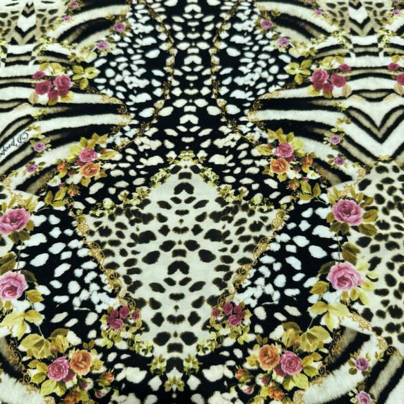 Tecido Viscose Fractal Florido • Luema Tecidos Tecido Viscose Fractal Florido • Luema Tecidos