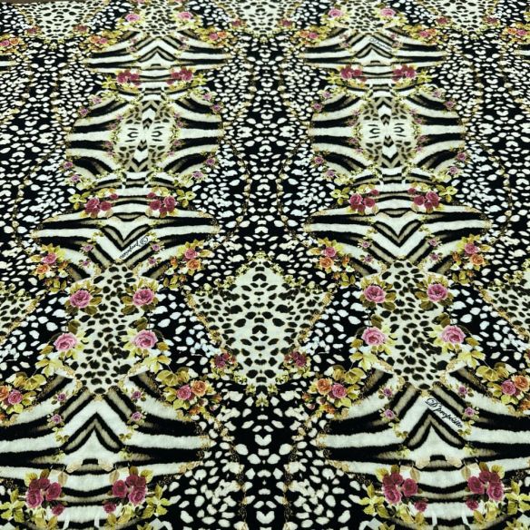 Tecido Viscose Fractal Florido • Luema Tecidos Tecido Viscose Fractal Florido • Luema Tecidos