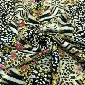 Tecido Viscose Fractal Florido Tecido Viscose Fractal Florido • Luema Tecidos