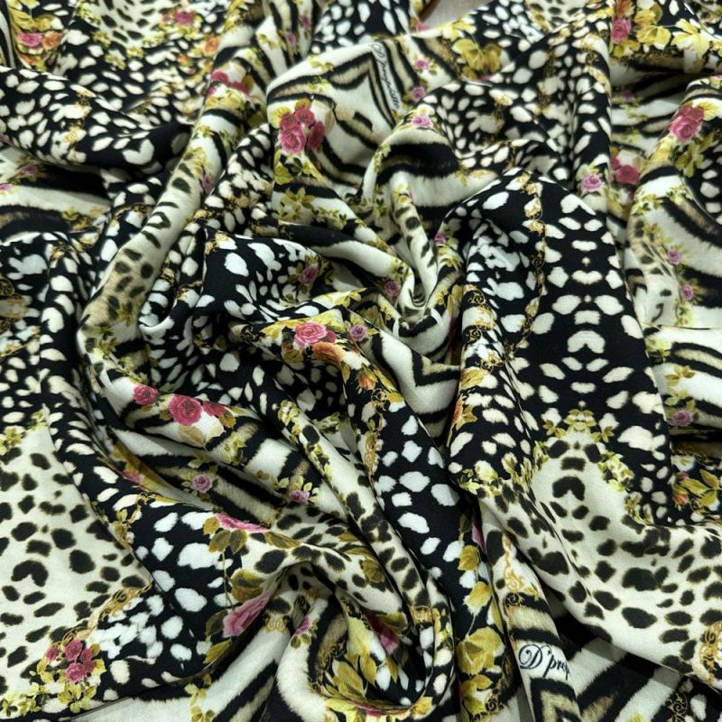 Tecido Viscose Fractal Florido • Luema Tecidos Tecido Viscose Fractal Florido • Luema Tecidos