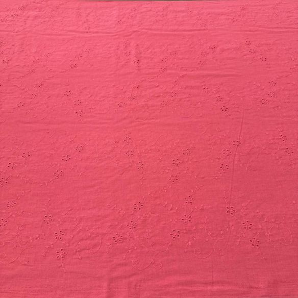 Tecido Laise de algodão Bordada Pink • Luema Tecidos Tecido Laise de algodão Bordada Pink • Luema Tecidos