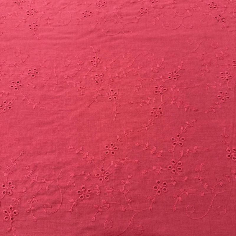 Tecido Laise de algodão Bordada Pink • Luema Tecidos Tecido Laise de algodão Bordada Pink • Luema Tecidos