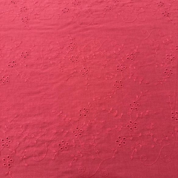 Tecido Laise de algodão Bordada Pink • Luema Tecidos Tecido Laise de algodão Bordada Pink • Luema Tecidos