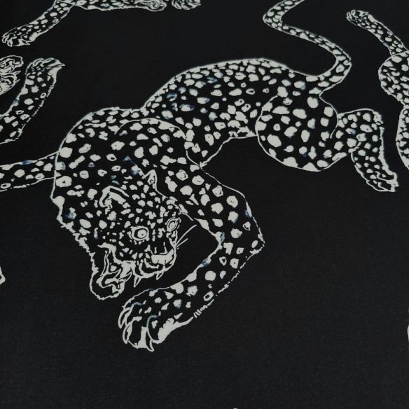 Tecido Viscose Estampada Onças Animal Print • Luema Tecidos