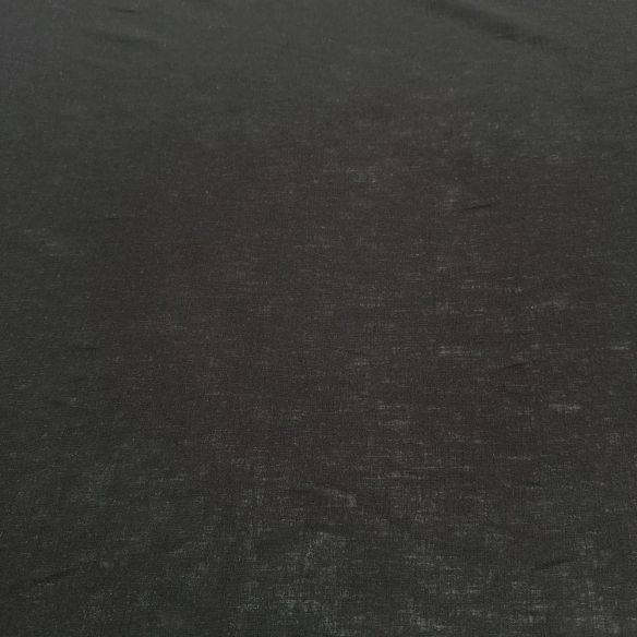 Tecido Cambraia de Linho Puro Preto • Luema Tecidos