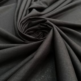 Tecido Cambraia de Linho Puro Preto Tecido Cambraia de Linho Puro Preto • Luema Tecidos 2