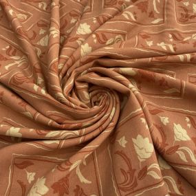 Tecido Viscolinho Estampado Quadriculado e Floral • Luema Tecidos