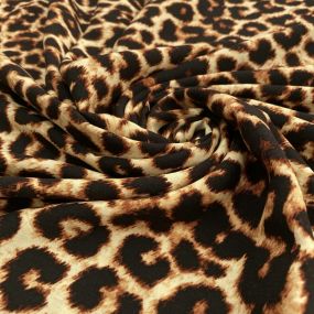Tecido Viscolinho Estampado Onça Fundo Bege Tecido Viscolinho Estampado Onça Fundo Bege • Luema Tecidos 2