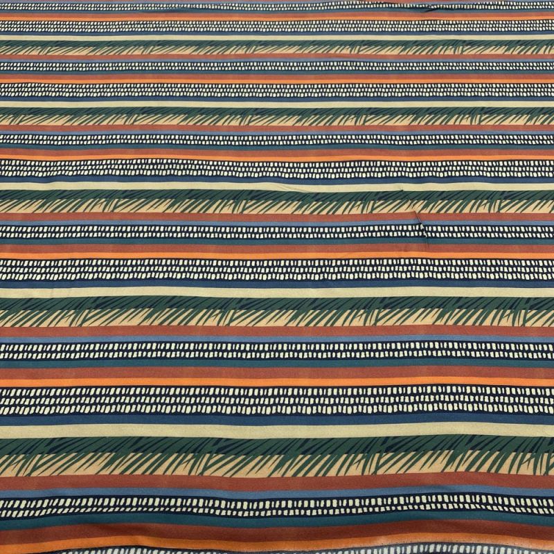 Tecido Viscose Estampada Listrado Colors • Luema Tecidos