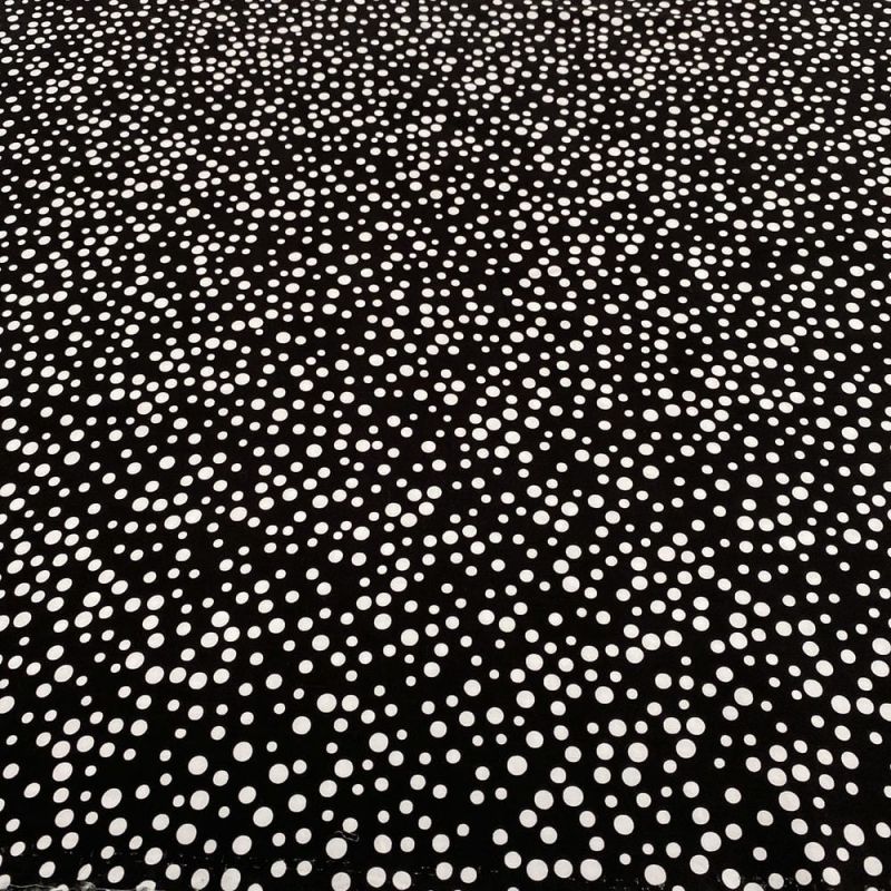 Tecido Viscose Poá Abs Preto e Branco • Luema Tecidos Tecido Viscose Poá Abs Preto e Branco • Luema Tecidos