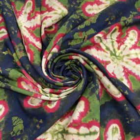 Tecido Viscose Estampada Tie Die Colorido Tecido Viscose Estampada Tie Die Colorido • Luema Tecidos