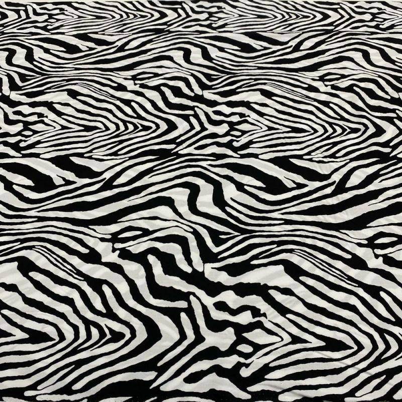Tecido Viscose Estampada Zebra • Luema Tecidos Tecido Viscose Estampada Zebra • Luema Tecidos