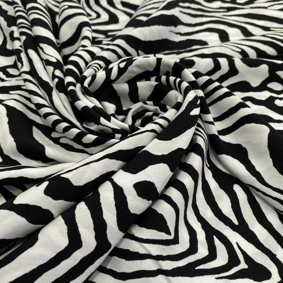 Tecido Viscose Estampada Zebra • Luema Tecidos Tecido Viscose Estampada Zebra • Luema Tecidos