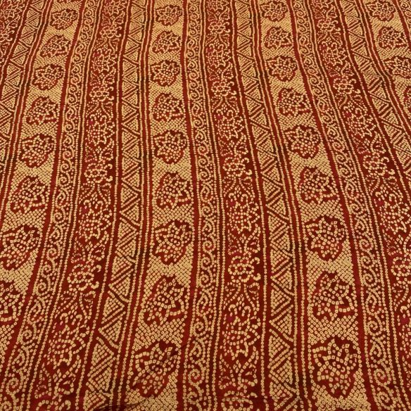 Tecido Viscoseda Estampada Bege e Marrom • Luema Tecidos