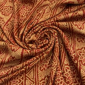 Tecido Viscoseda Estampada Bege e Marrom Tecido Viscoseda Estampada Bege e Marrom • Luema Tecidos