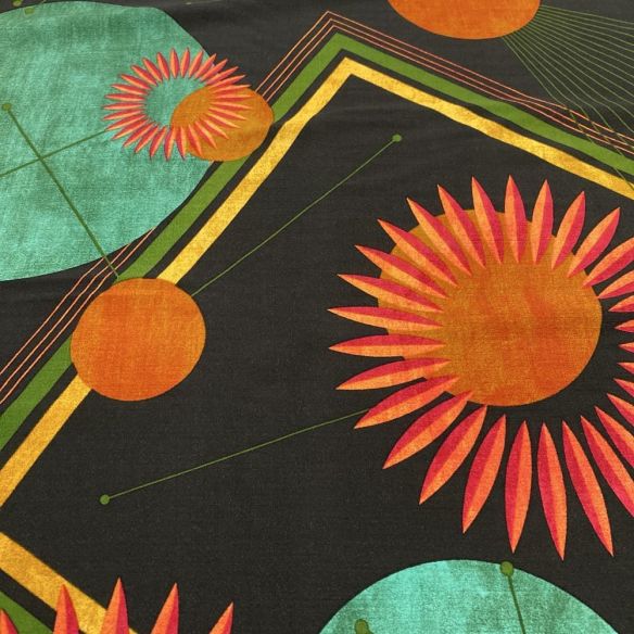 Tecido Viscolinho Estampado Quadros e Poá • Luema Tecidos