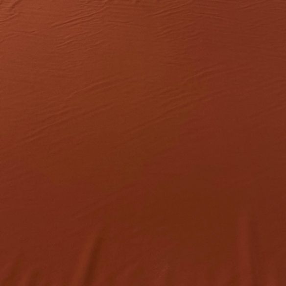 Tecido Crepe de Chine Seda Pura Terracota • Luema Tecidos