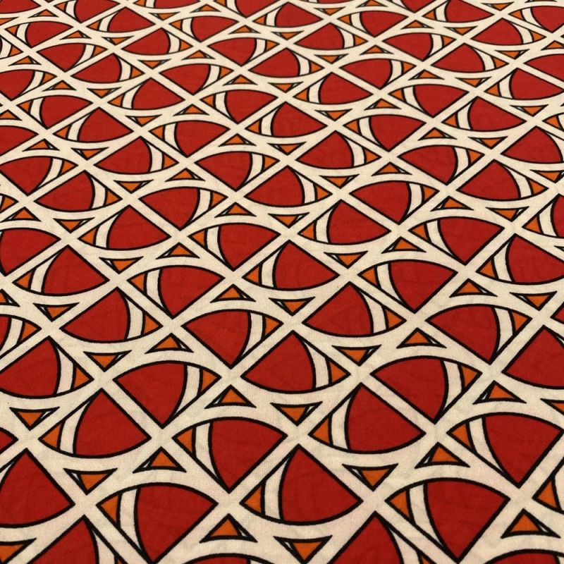 Tecido Liganete Estampada Abs Vermelho • Luema Tecidos