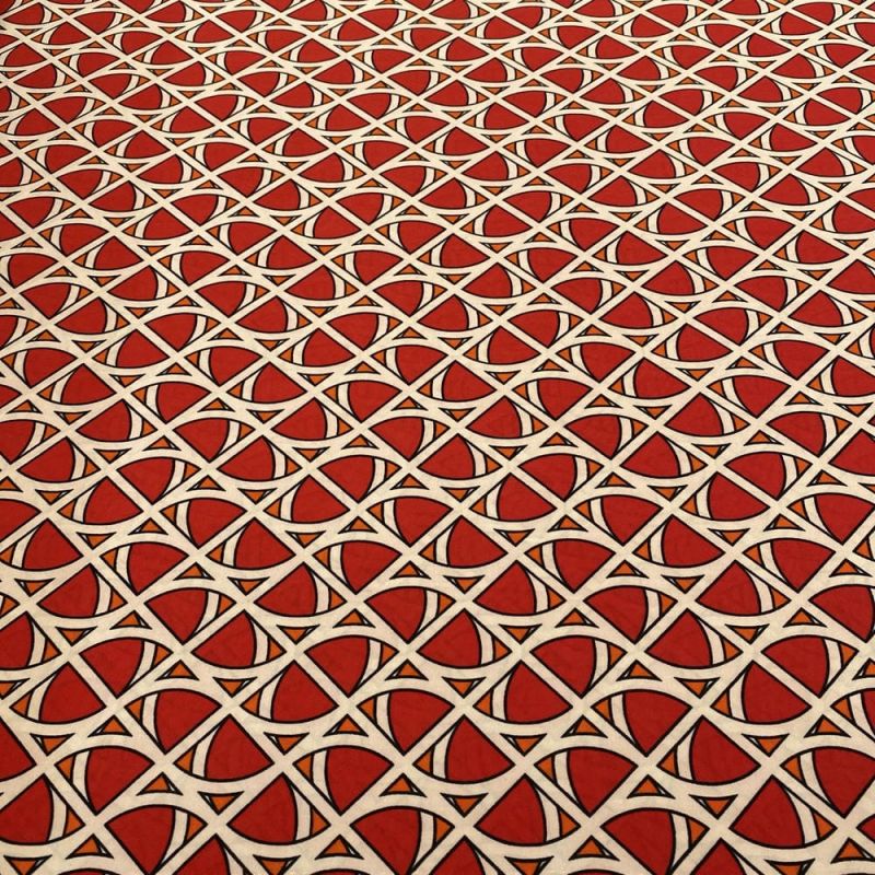 Tecido Liganete Estampada Abs Vermelho • Luema Tecidos