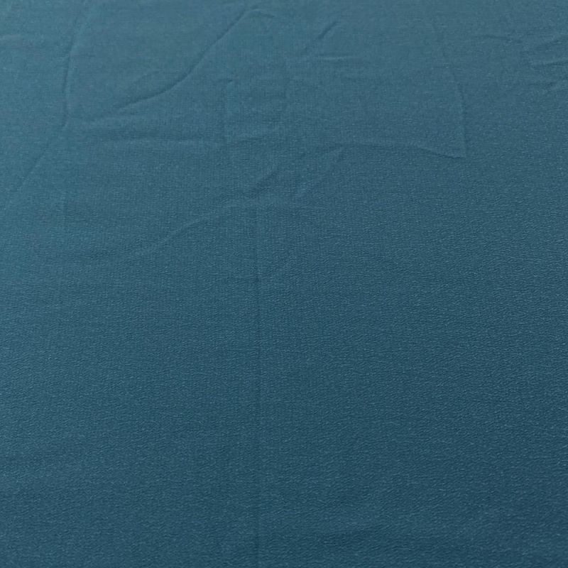 Tecido Crepe de Chine Seda Pura Azul Dust • Luema Tecidos