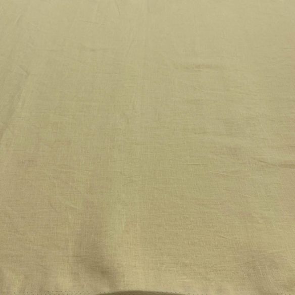 Tecido Linho Puro Creme • Luema Tecidos