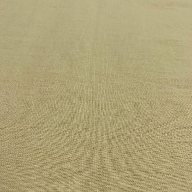 Tecido Linho Puro Creme • Luema Tecidos