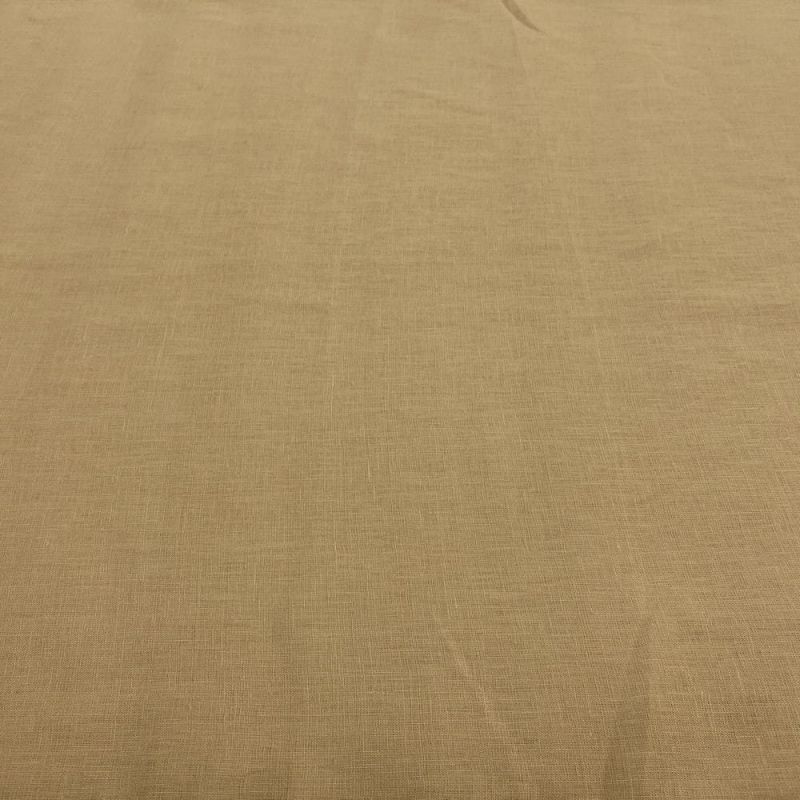 Tecido Linho Puro Areia • Luema Tecidos