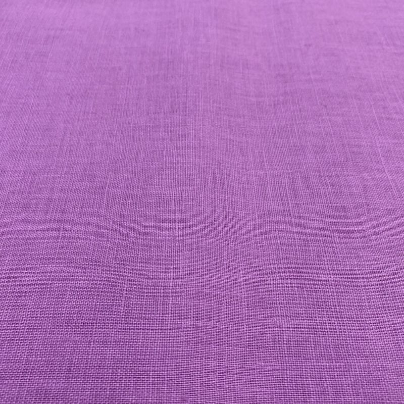 Tecido Linho Puro Lavanda • Luema Tecidos Tecido Linho Puro Lavanda • Luema Tecidos