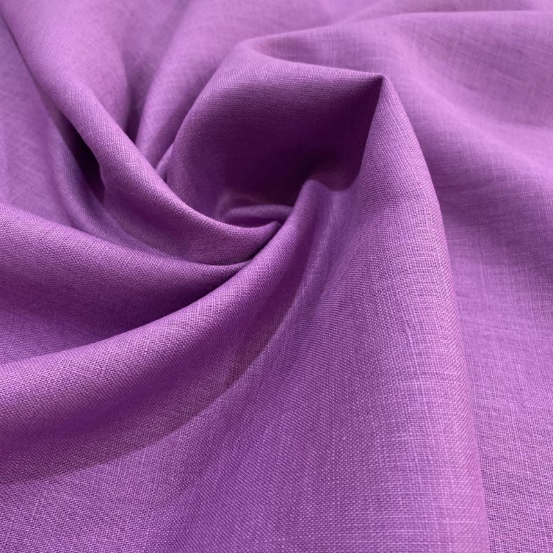 Tecido Linho Puro Lavanda • Luema Tecidos Tecido Linho Puro Lavanda • Luema Tecidos